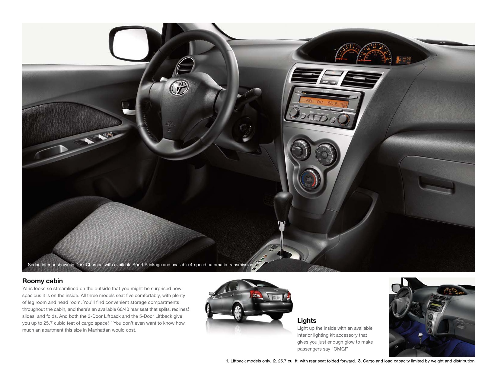 2011 Toyota Yaris Brochure Page 8